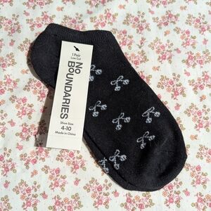 Cute Lolita Cherry Print Socks